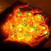 LED Halloween 3D Pumpkin String Lights Bar Shop Ambience Scene Layout Decorative Lanterns, Style: 20 LEDs Always On (Warm White) - Image 7