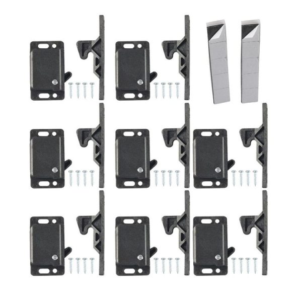 8pcs / Set RV Accessories Side-Mounted Door Lock Grab Cabinet Latch