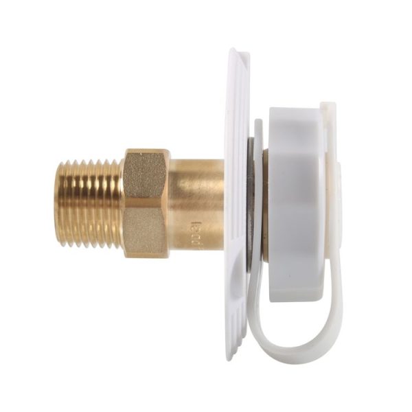RV Brass Water Inlet Check Valve Yacht Accessories, Color: White - Image 5