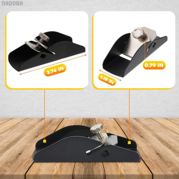 Mini Woodworking Trimming Tool Handmade Wood Planer (Including 1 Blade) - Image 3