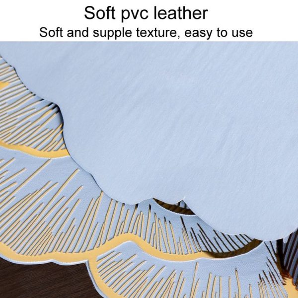 38cm Household Kitchen Heat Resistant Flower Hot Stamping Table Heat Insulating Pad (Gold) - Image 4