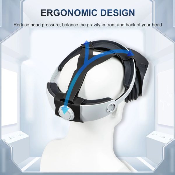 DEVASO For PlayStation VR 2 Double-sided PU Decompression Weight Reduction Headband (Quick Release) - Image 2