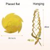 Laser Flash Bird Repellent Orchard Bird Repellent Spiral Reflective Wind Rotor (Silver) - Image 3