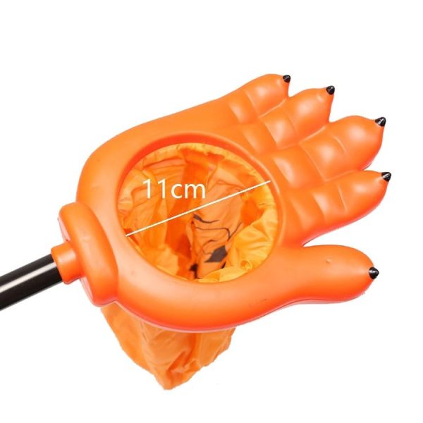 Halloween Palm Candy Bag Pumpkin Skull Begging Bags (Orange) - Image 4