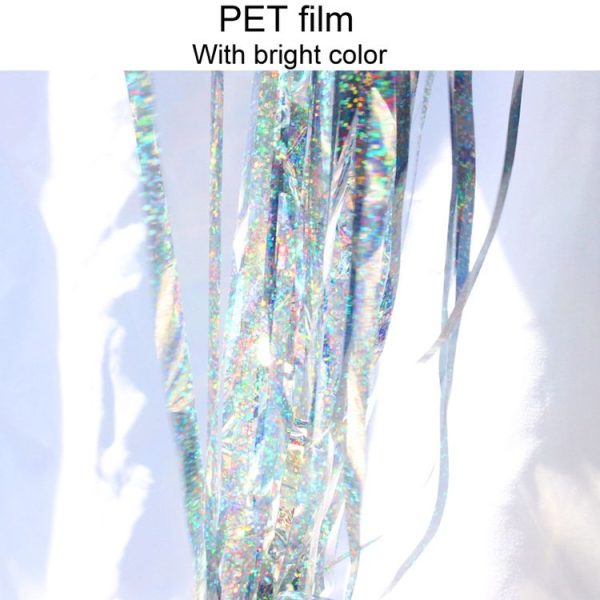 Garden Laser Reflective Bird Repellent Strips Balcony Orchard Decorative Reflective Tape (Silver) - Image 5