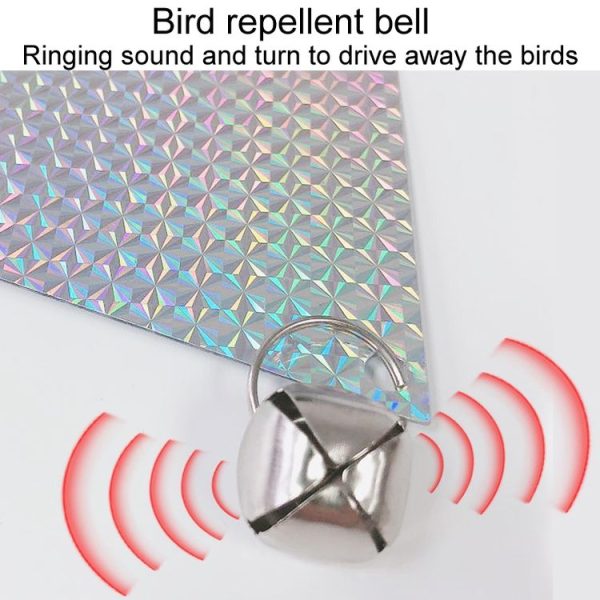 Balcony Laser Reflective Bird Repellers Garden Decoration Bird Repellent Ribbon (Silver) - Image 6
