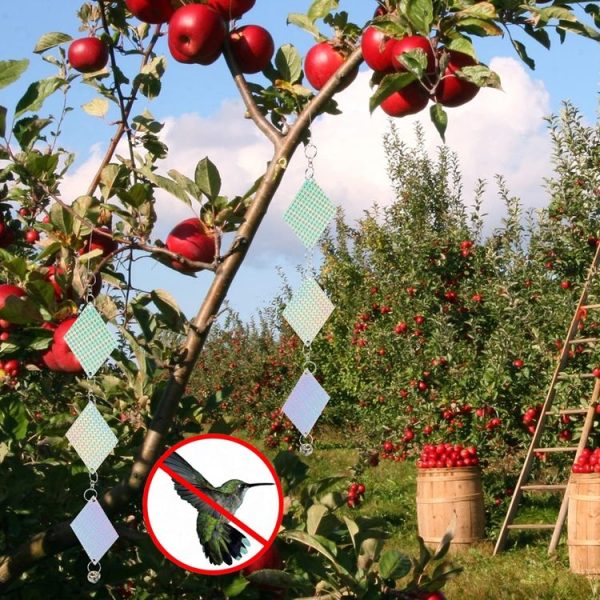 Balcony Laser Reflective Bird Repellers Garden Decoration Bird Repellent Ribbon (Silver) - Image 9