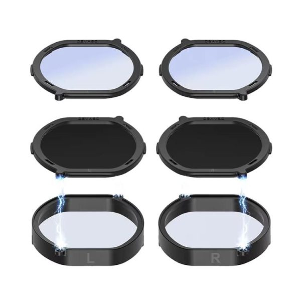 DEVASO For PlayStation VR 2 6 In 1 Magnetic Glasses Anti-Scratch Protective Cover - Image 2