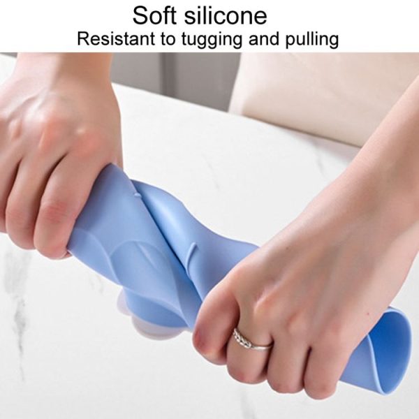 Small Cute Flower Silicone Freshness Lid Kitchen Household Food Dustproof Cover (Yellow) - Image 4