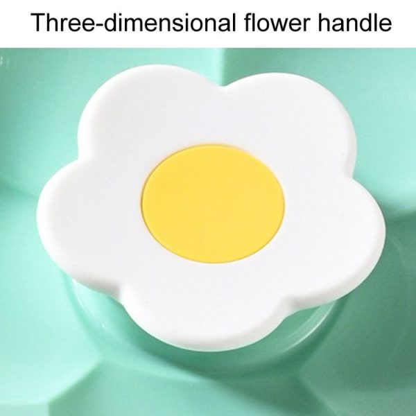 Small Cute Flower Silicone Freshness Lid Kitchen Household Food Dustproof Cover (Yellow) - Image 6