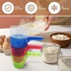 Convenient Measuring Scoop Overflow-proof Funnel Multifunctional Water Bottle Scoop (Blue) - Image 5