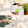 Convenient Measuring Scoop Overflow-proof Funnel Multifunctional Water Bottle Scoop (Blue) - Image 6