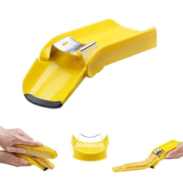 Fast Corn Cob Seperater Kitchen Gadgets Planer Knife (Yellow) - Image 2