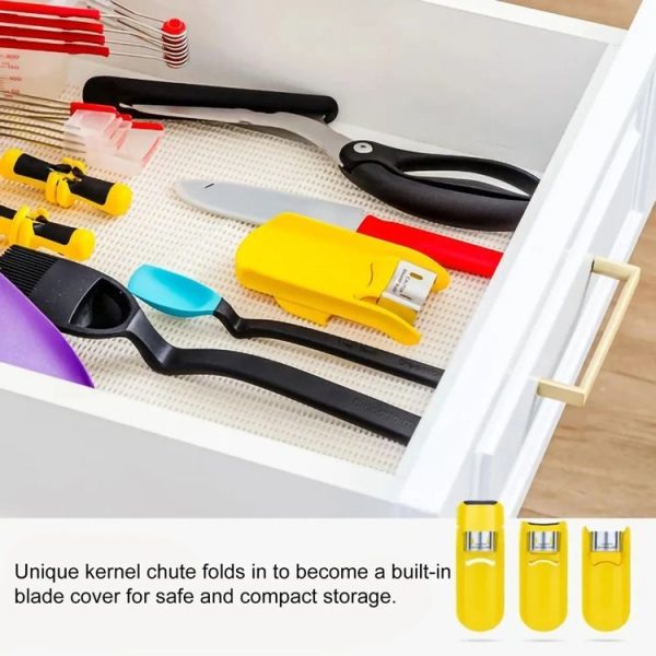 Fast Corn Cob Seperater Kitchen Gadgets Planer Knife (Yellow) - Image 6