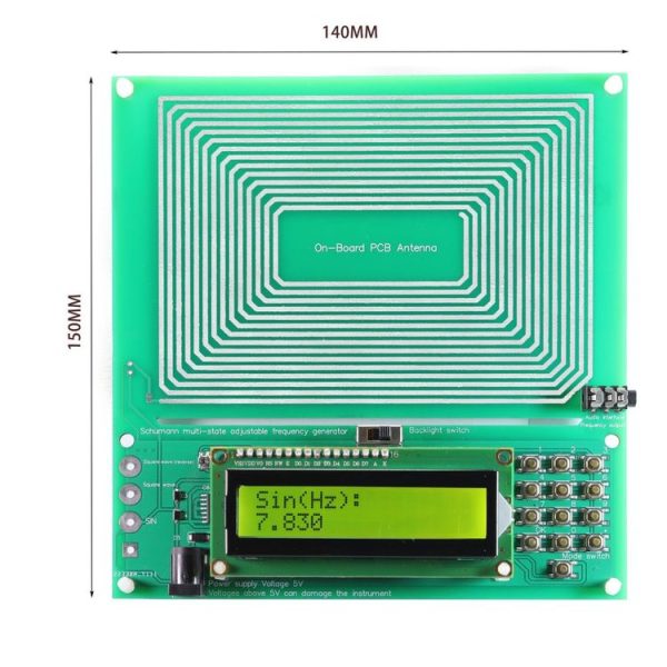 0.001HZ-200KHZ 7.83HZ Schumann Wave Signal Generator DDS Pure Sine Frequency Modulation - Image 3