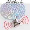 Garden Bird Repellent Decorative Round Hanging Laser Reflective Piece (Dual-Side Silver) - Image 5