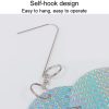Garden Bird Repellent Decorative Round Hanging Laser Reflective Piece (Dual-Side Silver) - Image 6