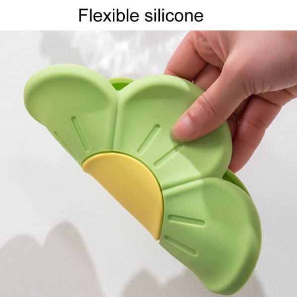 17.5cm Household Cherry Blossom Silicone Heat Insulating Mat Kitchen High Temperature Resistant Baking Placemat (Yellow) - Image 6