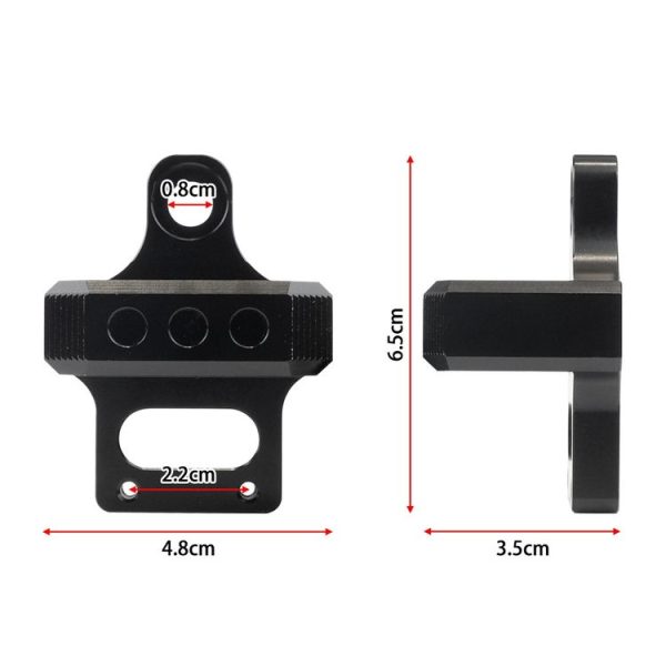 Solenoid Valve Mounting Bracket 3 Port For Mac AEM Boost Controller (Black) - Image 3