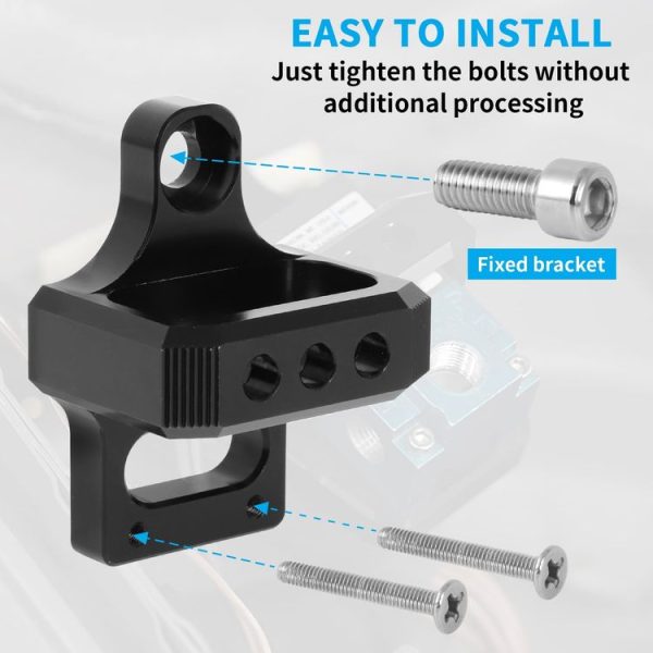 Solenoid Valve Mounting Bracket 3 Port For Mac AEM Boost Controller (Black) - Image 4