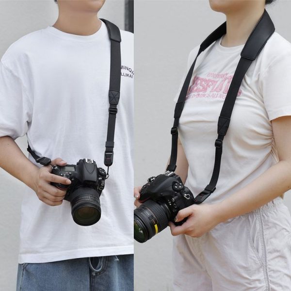 Cwatcun D154 Comfortable Decompression Quick Release Neck Camera Universal Shoulder Strap SLR Camera Strap (Black) - Image 9
