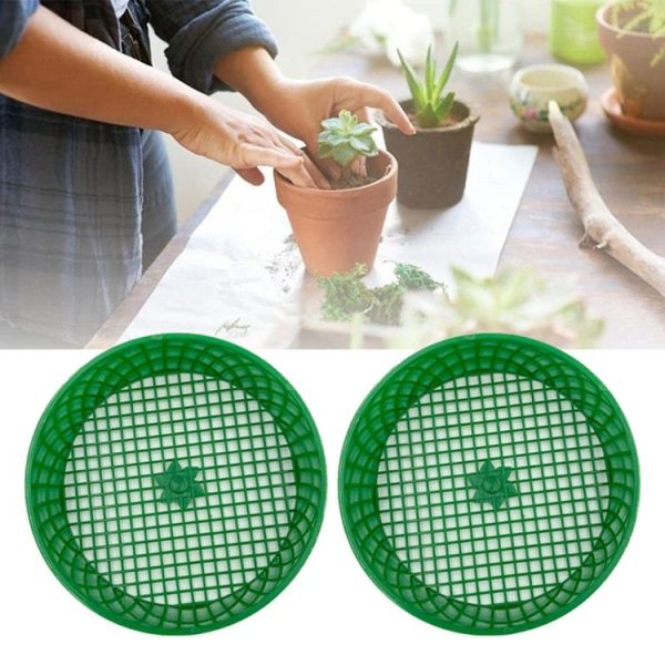 Home Planting Gardening Sieve Tool Sand And Soil Filter Screen, Diameter: 16cm (Green) - Image 6