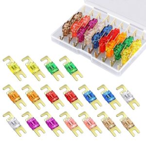 8pcs / Set 12V-58V Mini ANL High Current Bolt-on Fuse (20A-150A)
