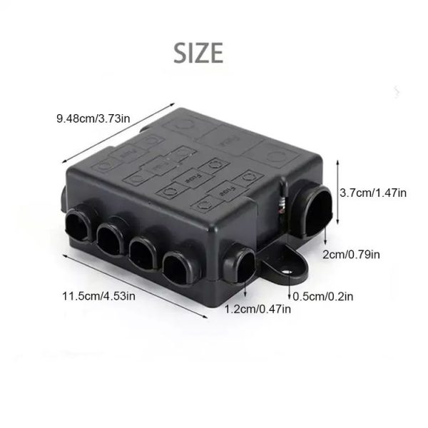Five-Way One-Input Four-Output Fuse Box RV Power Supply Modification, Specifications: Fuse Box - Image 5