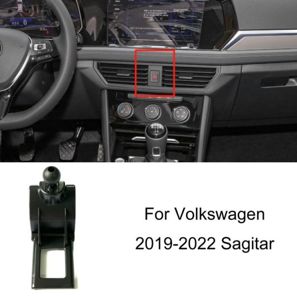 Volkswagen Car Air Outlet Modified Mobile Phone Holder Base, Model: 19-22 Sagitar