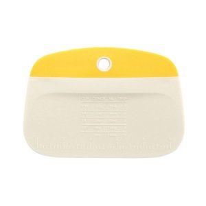 Kitchen Household Pasta Cutter Baking Plastic Squeegee Tool (Yellow)