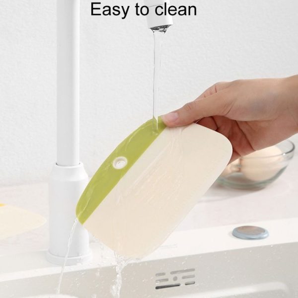 Kitchen Household Pasta Cutter Baking Plastic Squeegee Tool (Yellow) - Image 4