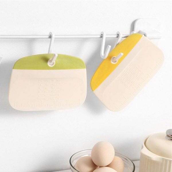 Kitchen Household Pasta Cutter Baking Plastic Squeegee Tool (Yellow) - Image 5