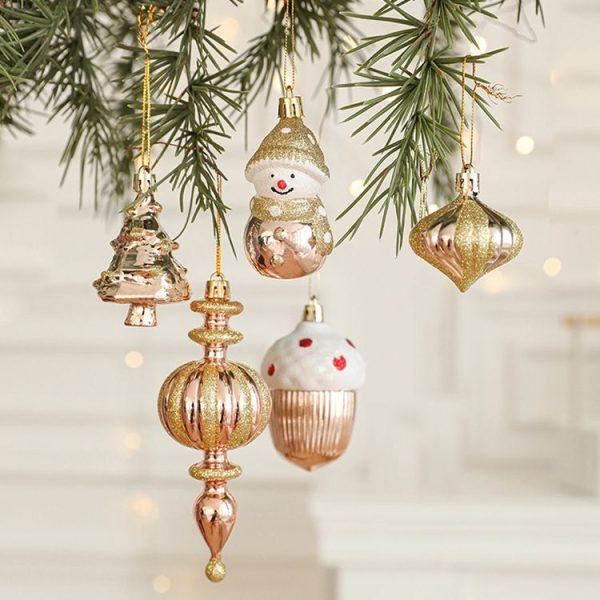 2pcs Christmas Decoration Christmas Tree Pendant Hanging Ornament, Style: Hazelnut - Image 3