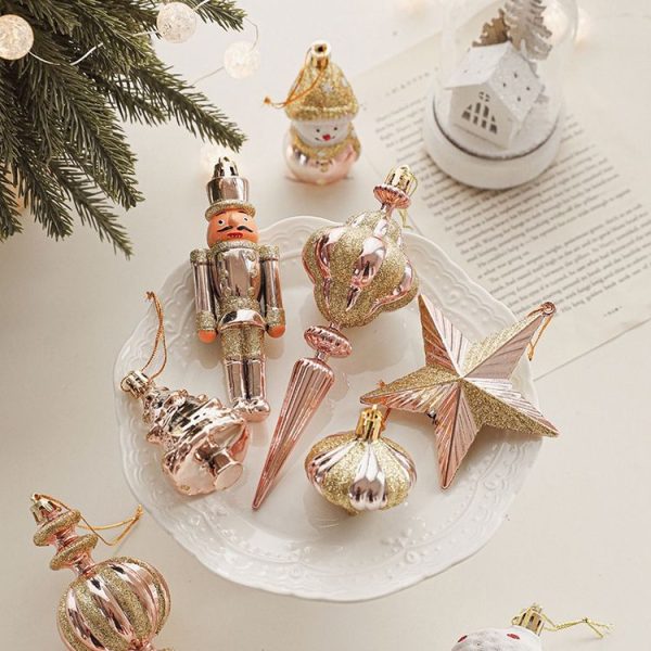 2pcs Christmas Decoration Christmas Tree Pendant Hanging Ornament, Style: Hazelnut - Image 6
