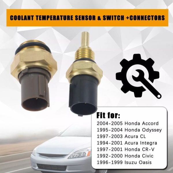 Honda Civic Radiator Coolant Fan Switch Temperature Sensor Plus Wiring Harness (1set) - Image 6