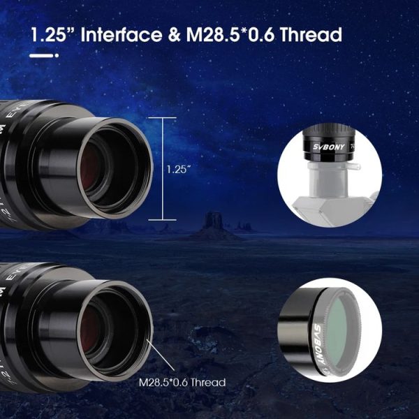 SVBONY SV135 1.25 inch 7-21mm Zoom Eyepiece - Image 5