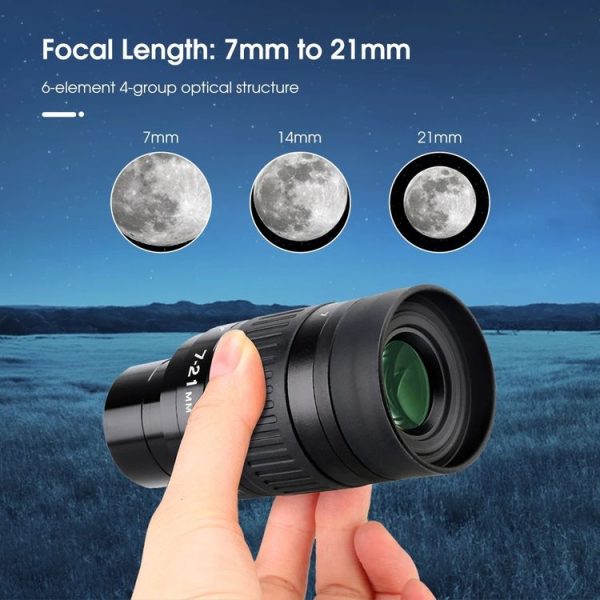SVBONY SV135 1.25 inch 7-21mm Zoom Eyepiece - Image 6