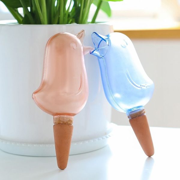 Gardening Irrigation Seepage Household Plants Potting Bird Automatic Waterer (Water Blue) - Image 2
