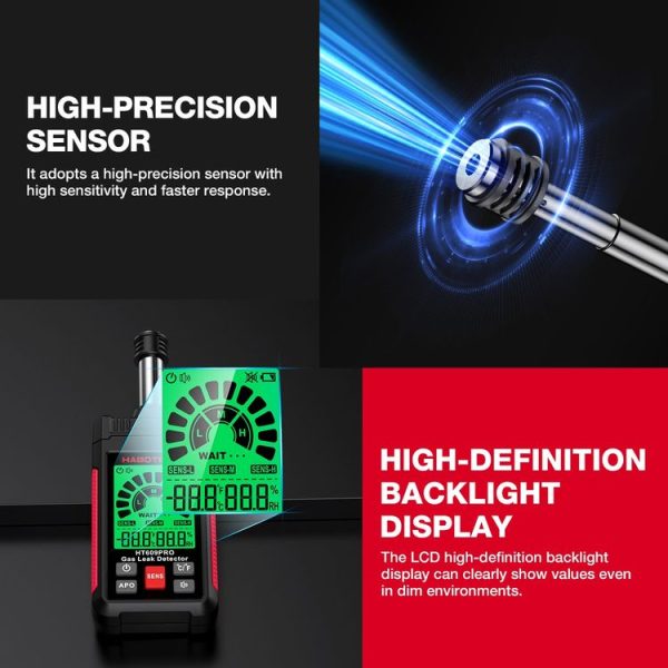HABOTEST Combustible Gas Methane Leak Detector - Image 10