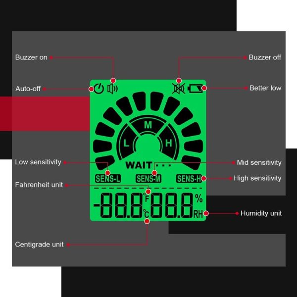 HABOTEST Combustible Gas Methane Leak Detector - Image 5