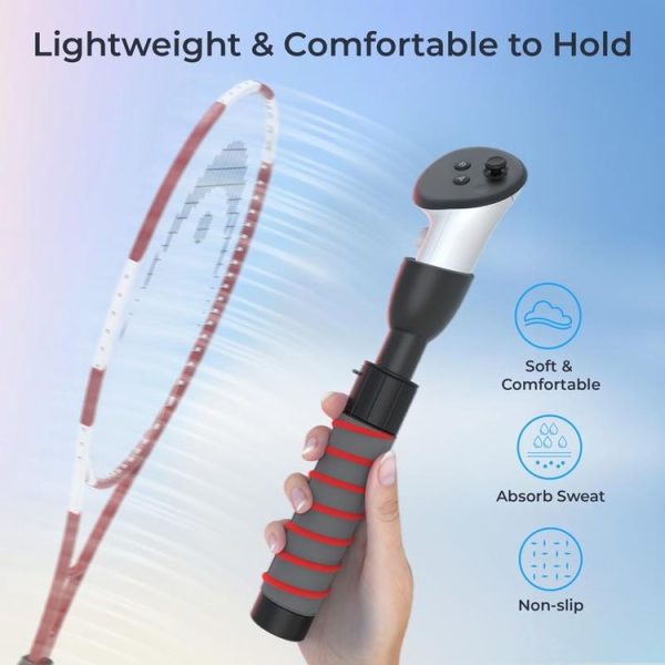 Meta Quest 3 / 3S STARTRC GAMES Rhythm Lightsaber Game Grip Golf Extension Holder Accessories (White) - Image 5