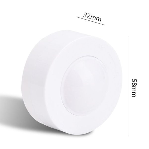 Remote Control Induction Night Light Bedroom Wardrobe LED Push-Button Light (2 Remote Controls + 3 White + 3 Warm) - Image 2