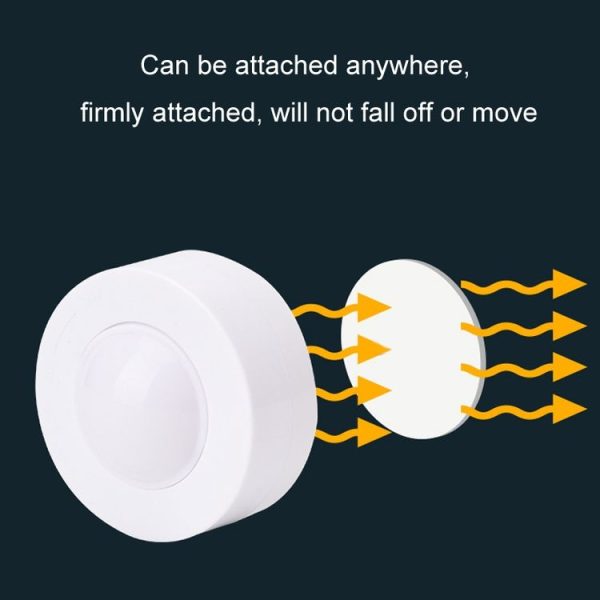 Remote Control Induction Night Light Bedroom Wardrobe LED Push-Button Light (2 Remote Controls + 3 White + 3 Warm) - Image 6
