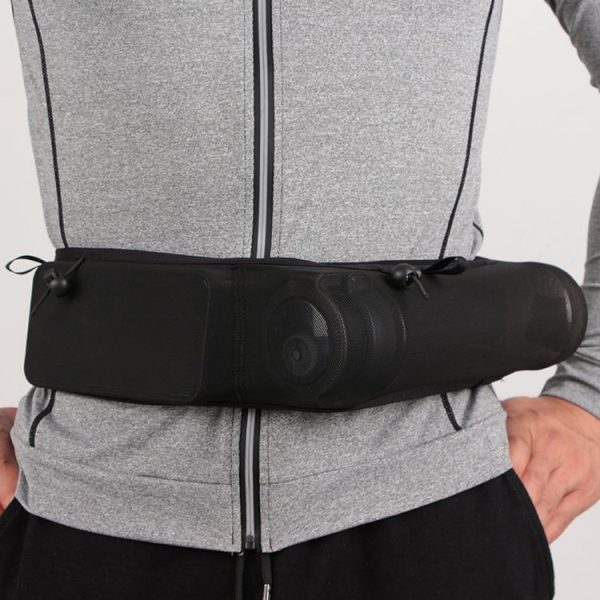 Close-fitting Sports Waist Bag Lightweight Marathon Running Belt, Size: S (Black) - Image 2