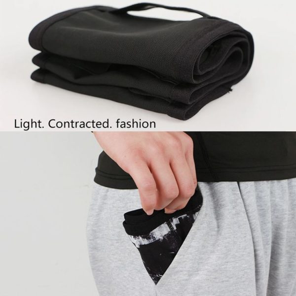 Close-fitting Sports Waist Bag Lightweight Marathon Running Belt, Size: S (Black) - Image 6