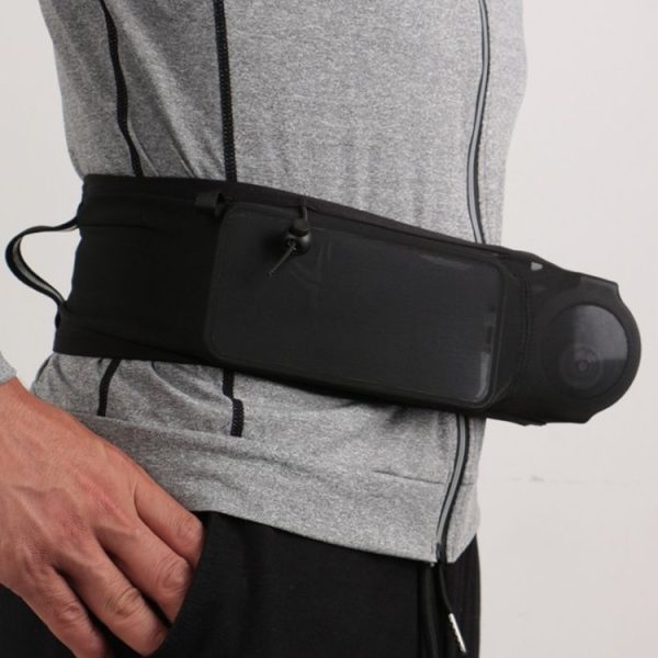 Close-fitting Sports Waist Bag Lightweight Marathon Running Belt, Size: S (Black) - Image 8