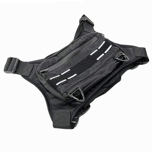 Running Chest Bag Outdoor Sports Vest Cycling Backpack, Size: Free Size (Black) - Image 3