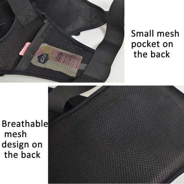 Running Chest Bag Outdoor Sports Vest Cycling Backpack, Size: Free Size (Black) - Image 4