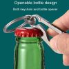 Titanium Alloy Car Keychain Multifunctional Simple Loss Prevention Belt Charm Ring, Style: Classic Model - Image 7