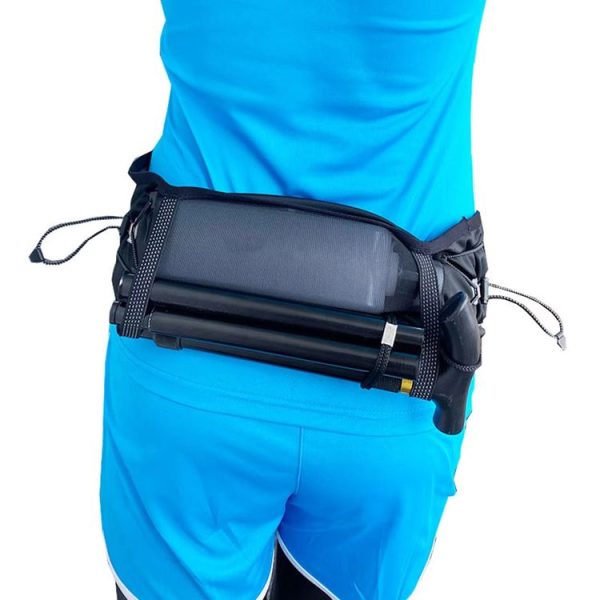 Running Sports Waist Bag Ultra-thin Breathable Belt With Trekking Pole Fixing Strap, Size: XS / S / M - Image 7